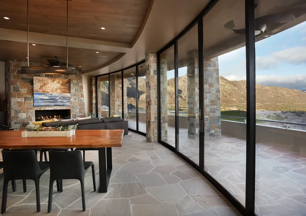 Dining and landscape